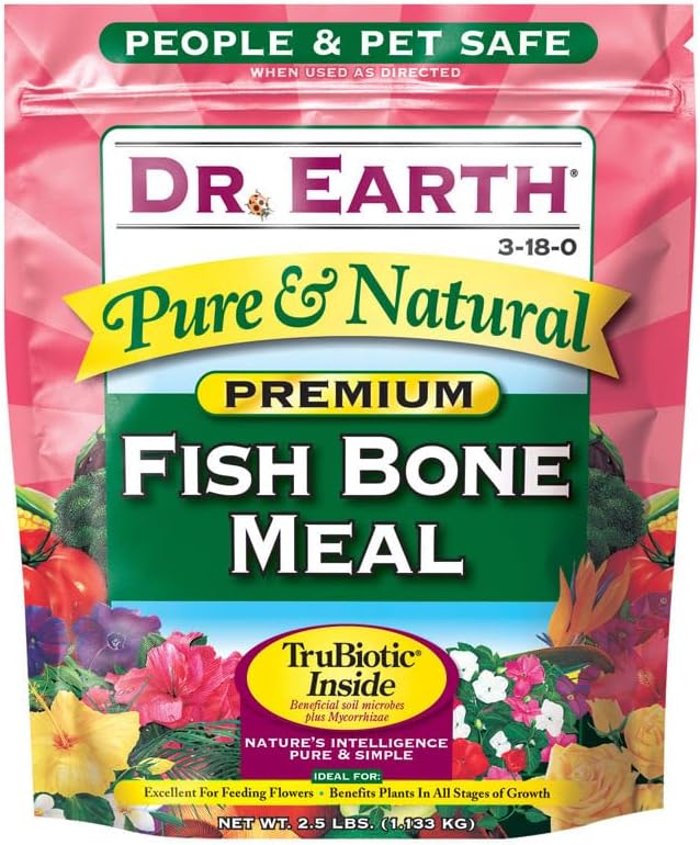 Dr. Earth Pure & Natural Organic Granules Bone Meal 2.5 lb