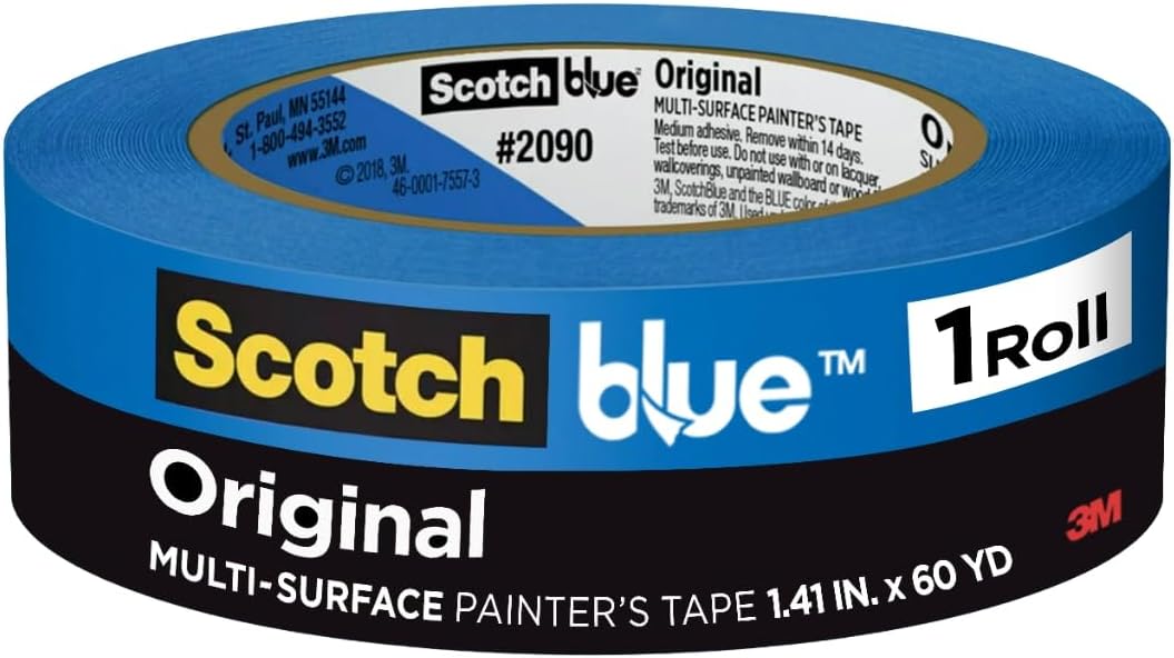 ScotchBlue 1.41 in. W X 60 yd L Blue Medium Strength Original Painter's Tape 1 pk