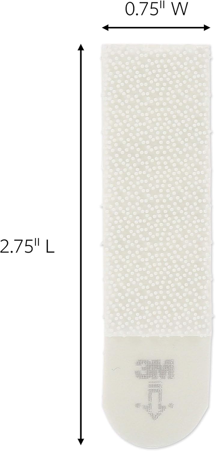 3M Command White Medium Picture Hanging Strips 12 lb 4 pk