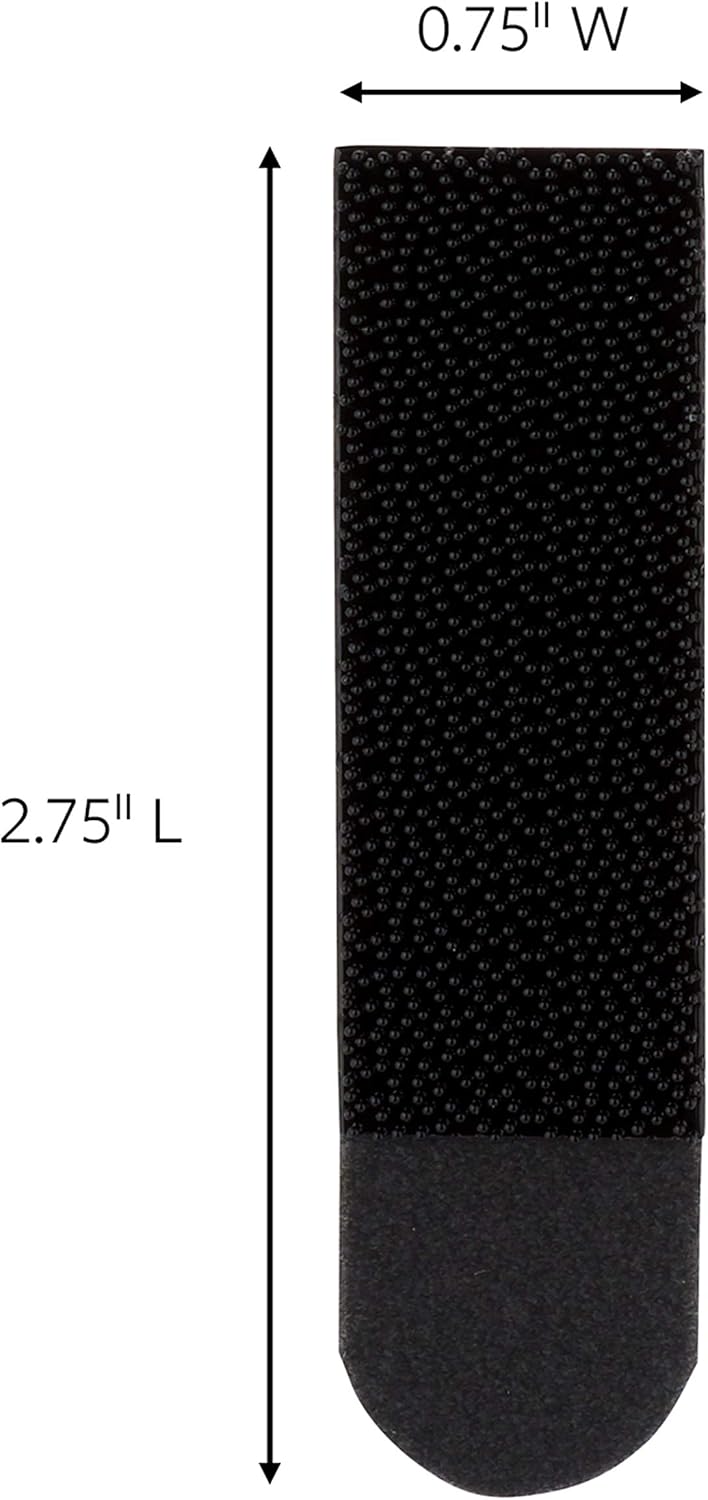 3M Command Black Medium Picture Hanging Strips 12 lb 8 pk