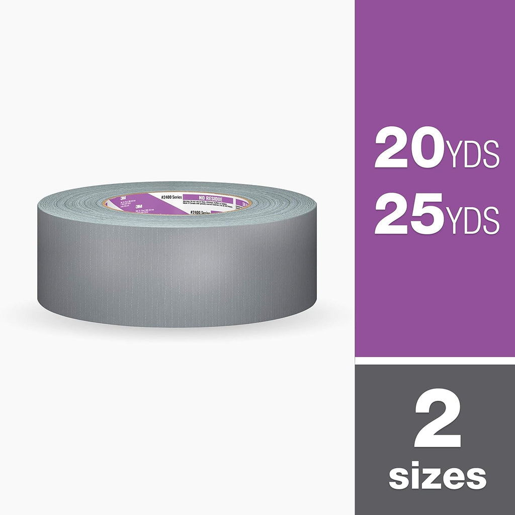 3M Indoor/Outdoor UV Resistant Waterproof Dark Gray Duct Tape 1.88 W in. x 25 L yd