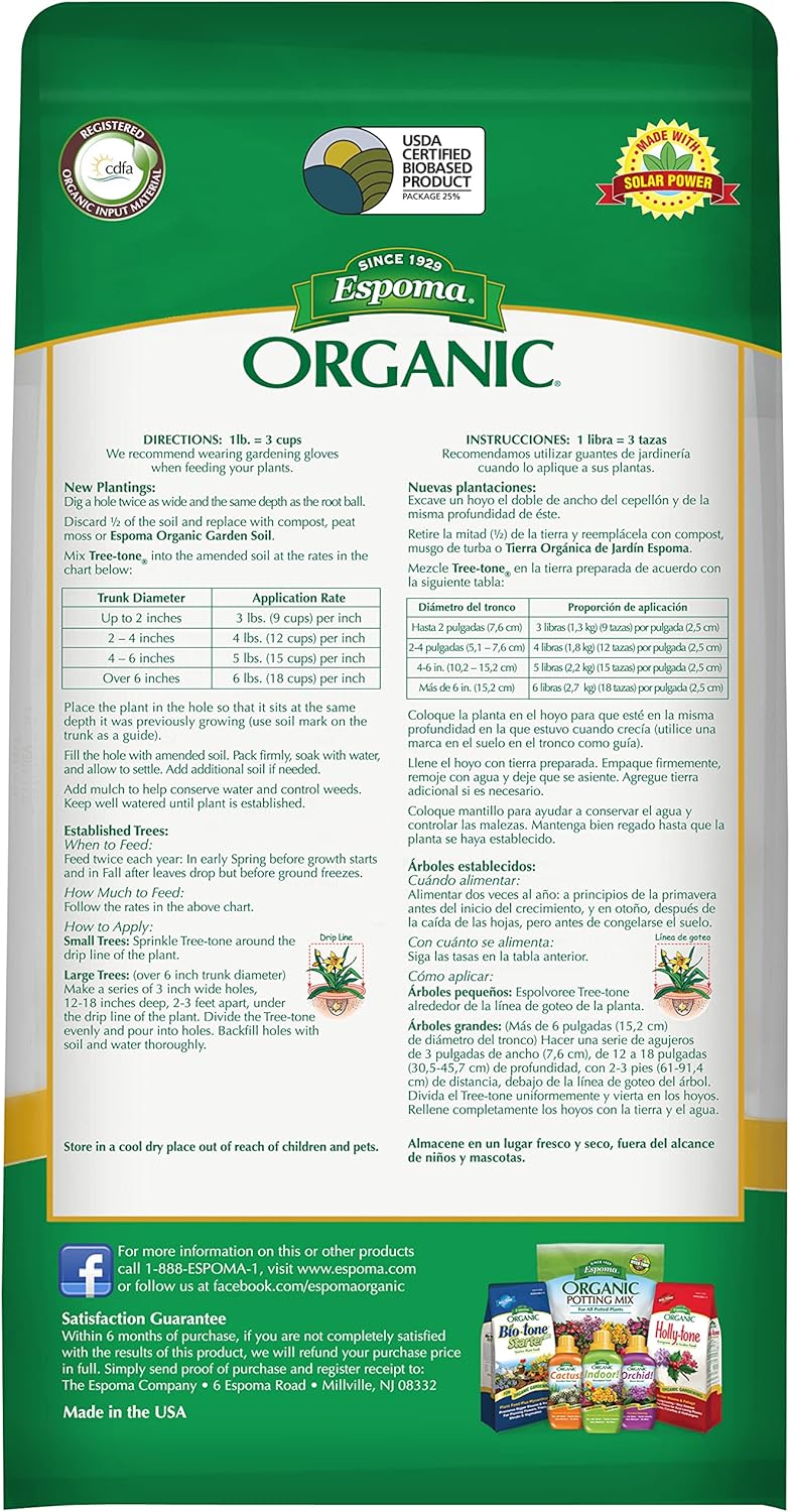 Espoma Tree-tone Organic Granules Plant Food 4 lb