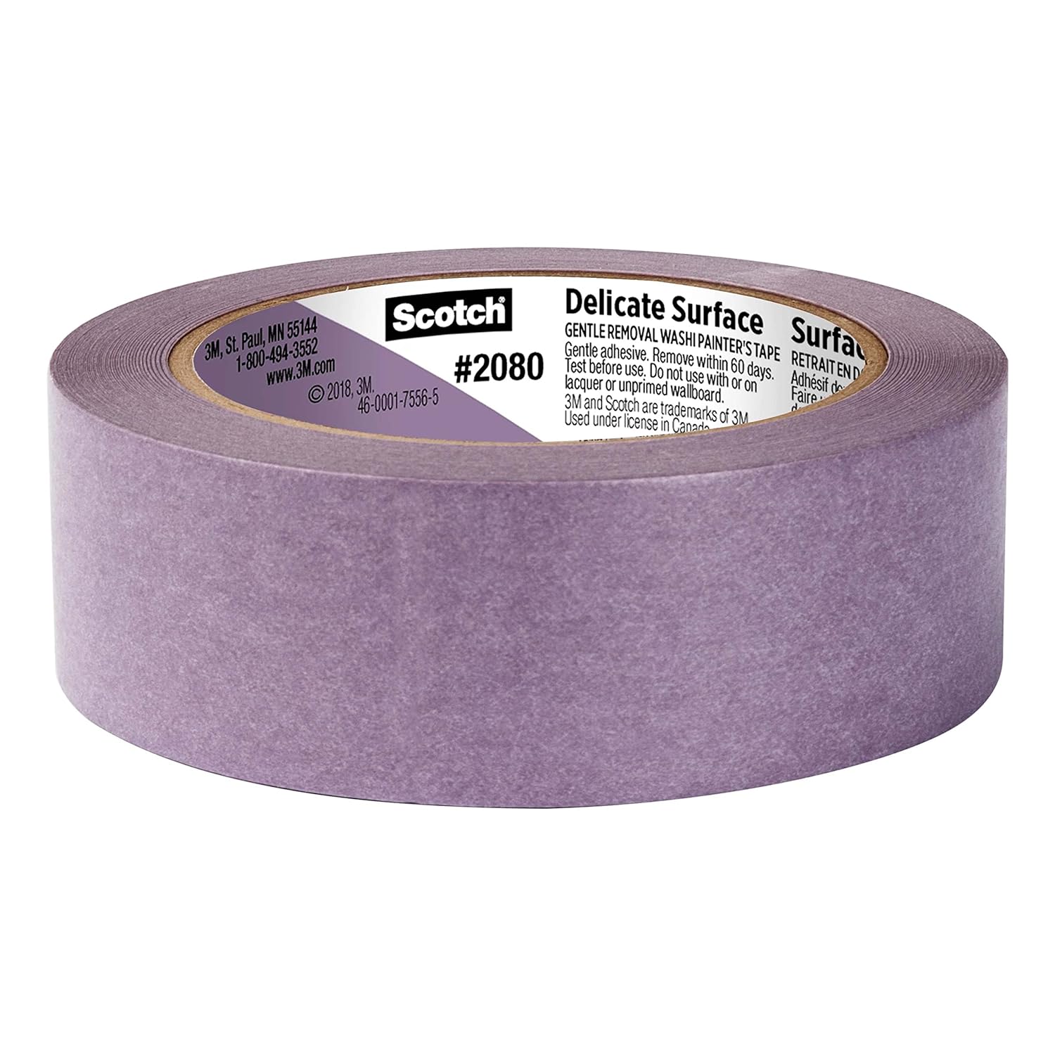 Scotch 1.41 in. W X 60 yd L Purple Medium Strength Painter's Tape 1 pk
