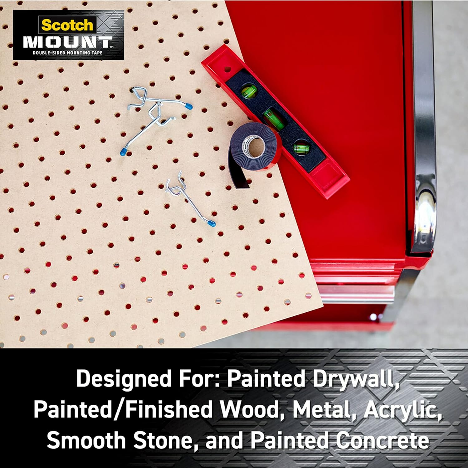 3M Scotch-Mount 3 in. L X 1 in. W Double-Sided Mounting Strips