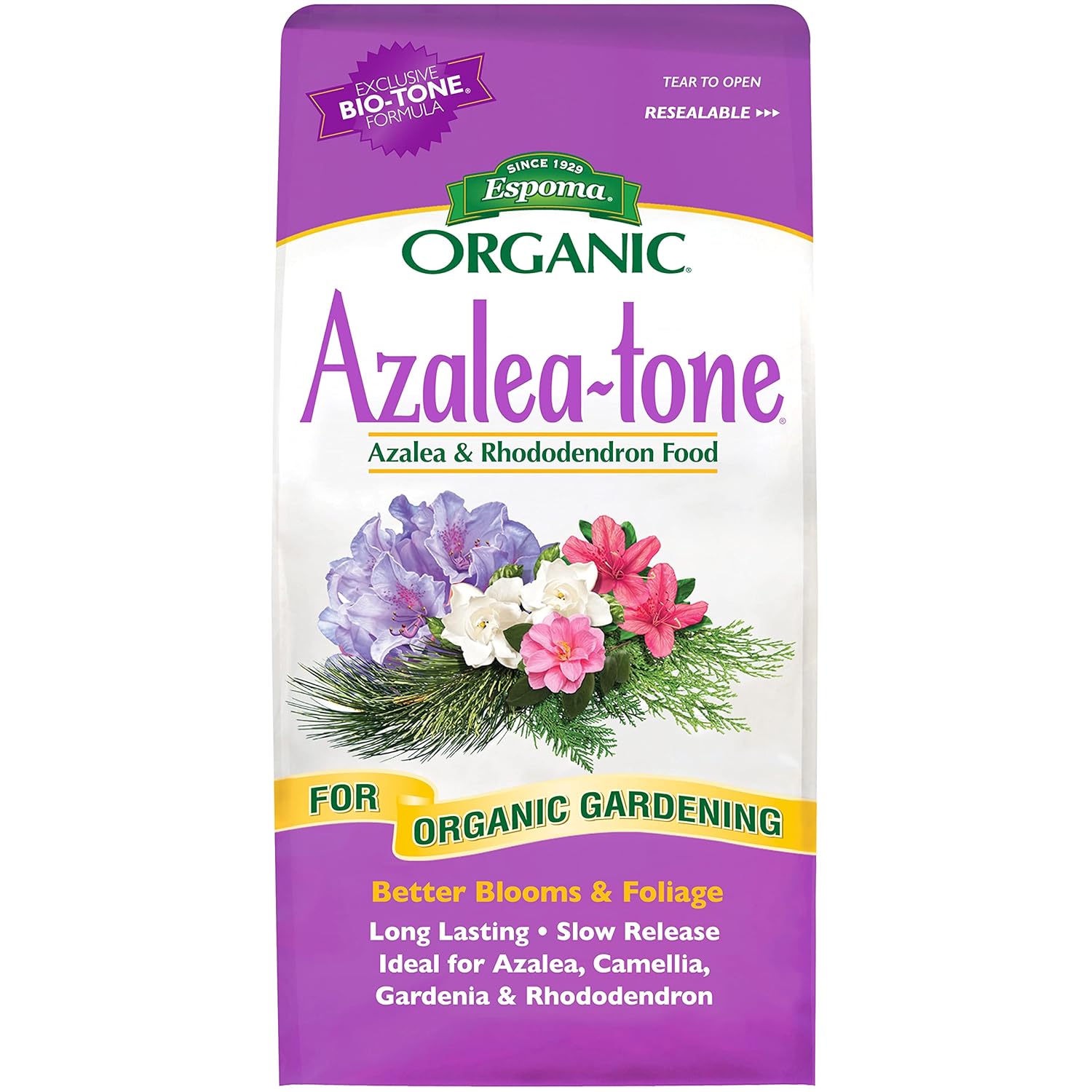 Espoma Organic Azalea-Tone 4-3-4 Plant Food 18 lb