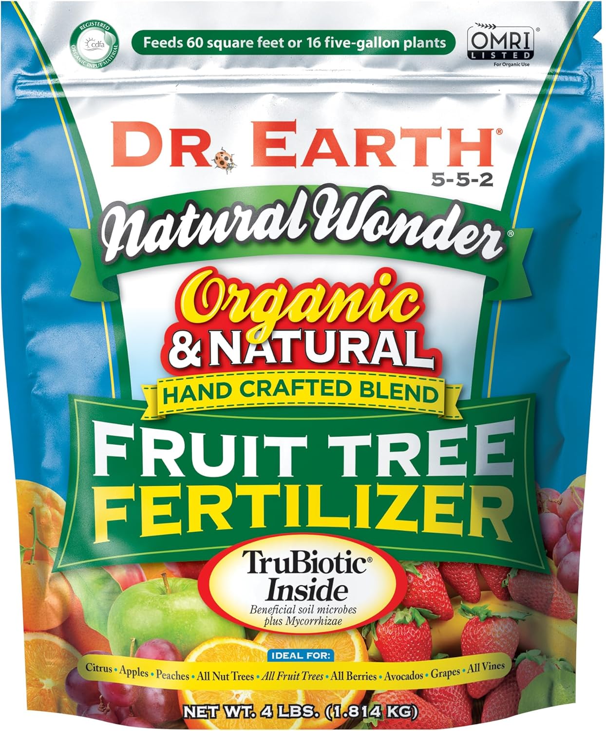 Dr. Earth Natural Wonder Organic 5-5-2 Plant Fertilizer 25 lb