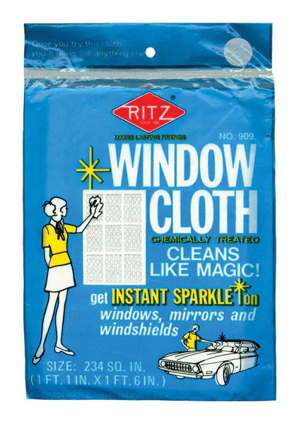 Ritz Original Scent Window Cleaner 1 pk Wipes